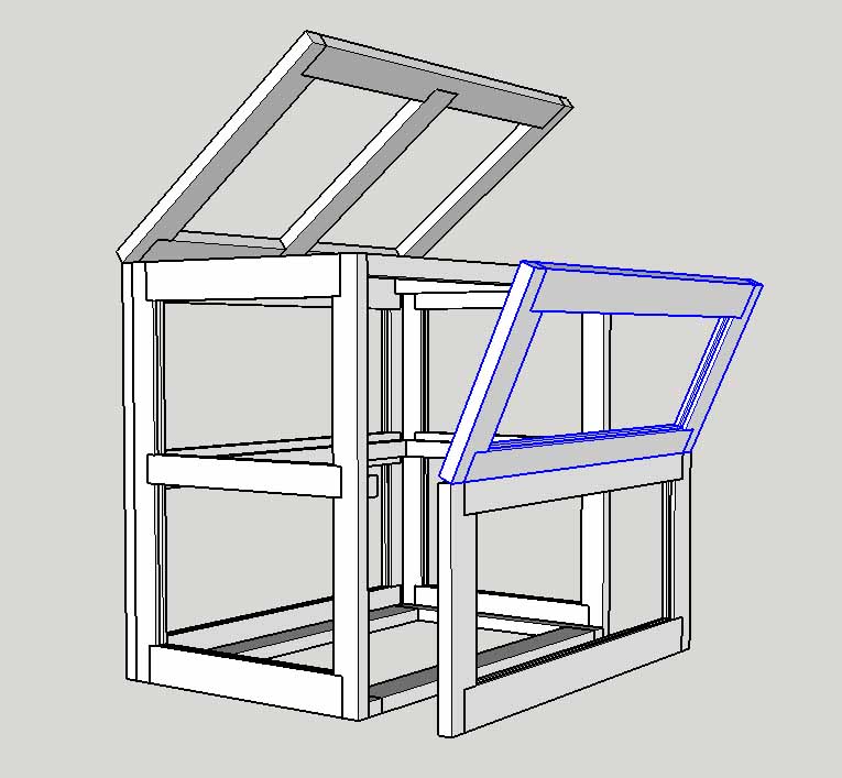 CAD Model of Hamster Box